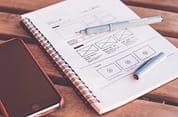 website design on book